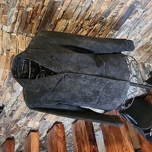 Women's suede Black Jacket